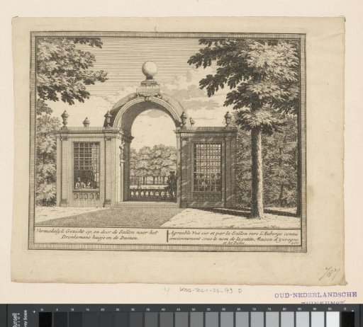 View of the drunkard's house on the country estate Bos en Hoven