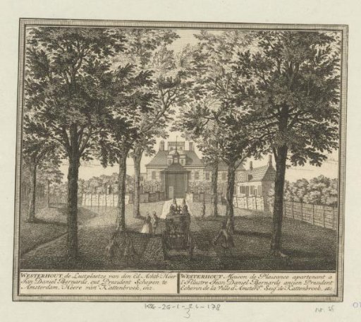 View of the country estate Westerhout