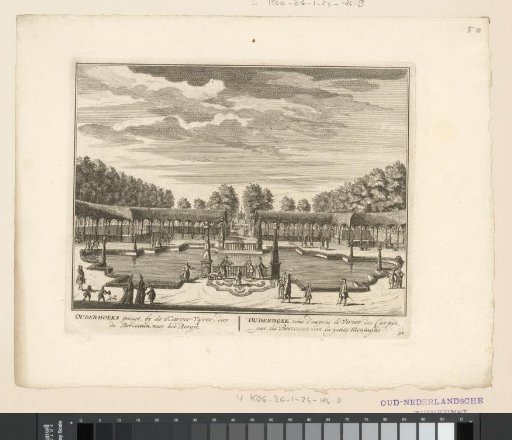 View of the carp pond and pergola of the country estate Ouderhoek