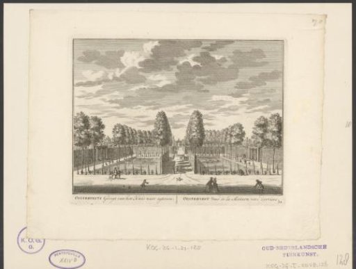 View of the gardens of the country estate Oostervecht