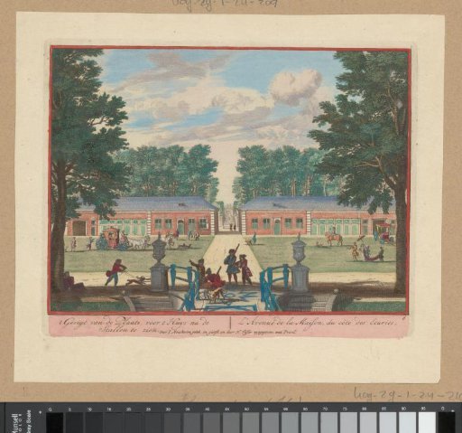 Square and stables at Heemstede Castle