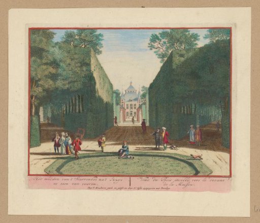 View from the Starrenbos towards Heemstede Castle
