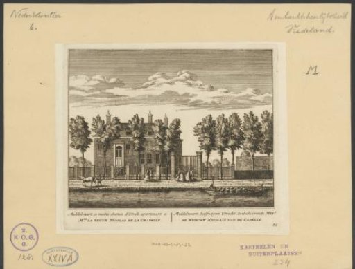 View of the country estate Middelvaart, near Baambrugge