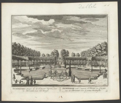 View of the carp pond of the house Ouderhoek