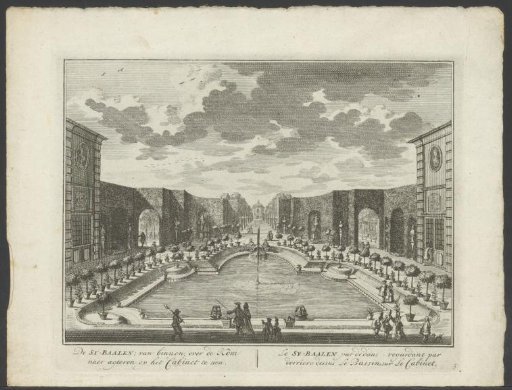 View of the garden of the country estate Zijdebalen
