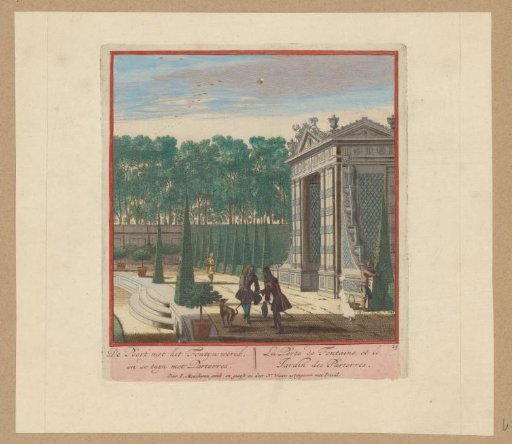Gate in the garden of Heemstede Castle