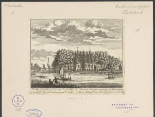 View of the Nes or Realeneiland on the Vecht