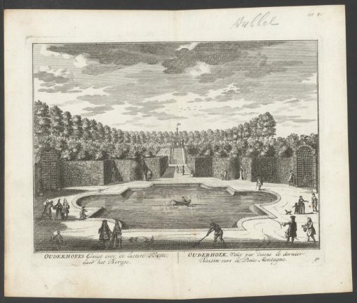 View of the garden of the country estate Ouderhoek