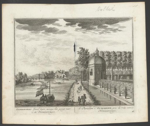 View of the playhouse of the country estate Ouderhoek aan de Vecht