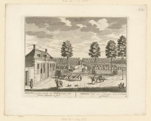 View of the stables of house Loenen