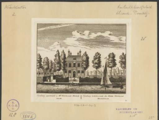 View of the country estate Ypenburg, in Abcoude