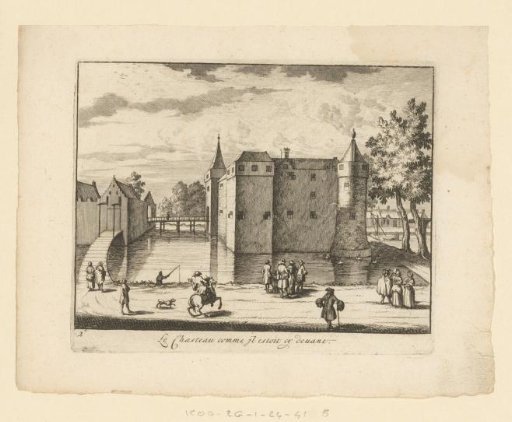 Castle Gunterstein as it formerly was