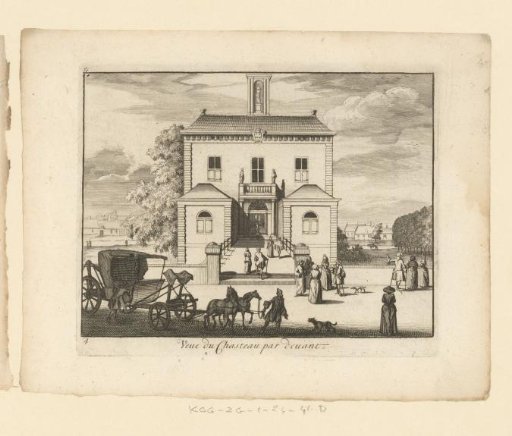 Front view of Castle Gunterstein, Breukelen