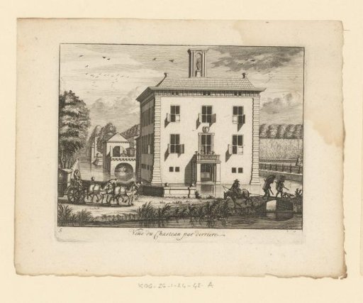 Rear view of Castle Gunterstein, Breukelen