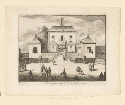 Front elevation of Castle Gunterstein, Breukelen