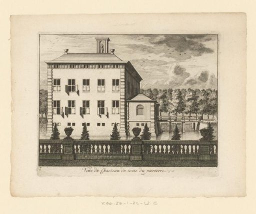 Side view of Castle Gunterstein, Breukelen