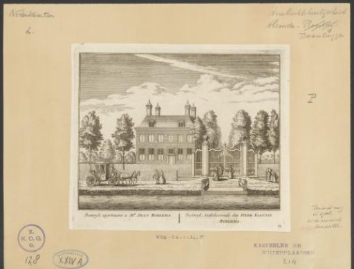 View of the country estate Postwijk, in Abcoude