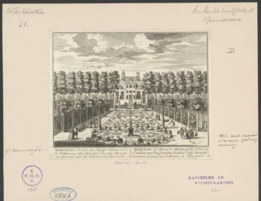 View of the country estate Doornburgh near Maarssen