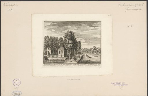 View of the country estate Goudestein on the Vecht