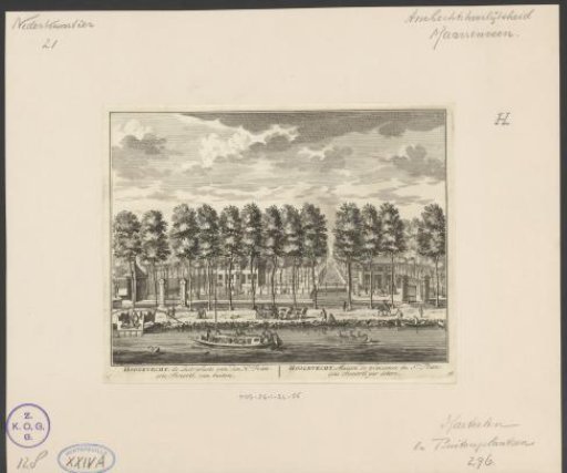 View of the country estate Hoogevecht