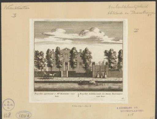 View of the country estate Bergvliet, in Abcoude