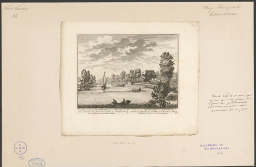 View of the country estate Roosendaal on the Vecht