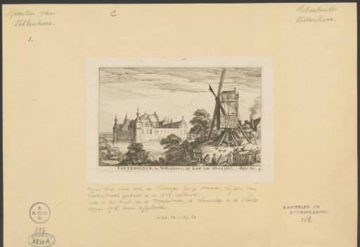View of Toutenburg Castle in Vollenhove