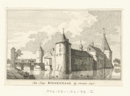 View of the House Winnendaal, 1746