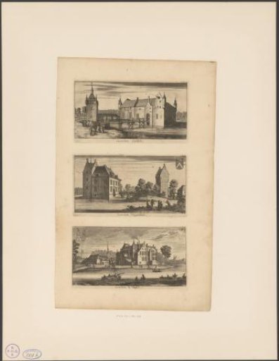 Views of Castle Krabbel, Castle Doggenhout, and the Castle of Duffel