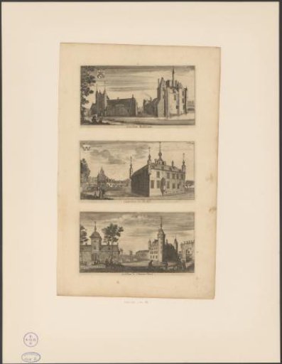 View of Castle Eekhoven, Castle Gestel, and Castle Graven-Wesel