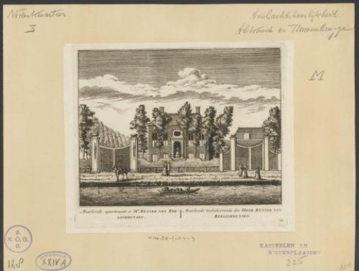 View of the country estate Meerleveld, in Baambrugge