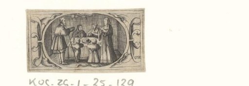 Family Around a Dining Table