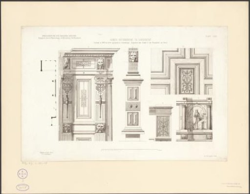 Decoration of the wall paneling from Dordrecht