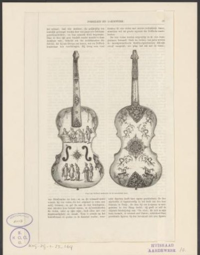 Violin of Delftware