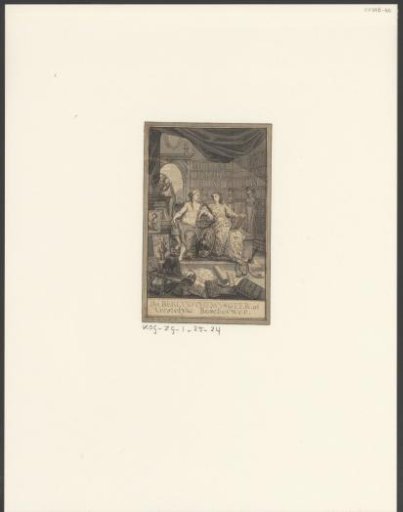 Two Women in a Library