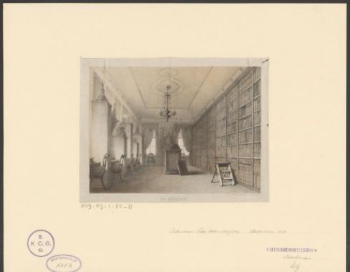 Library of Natura Artis Magistra, 1855