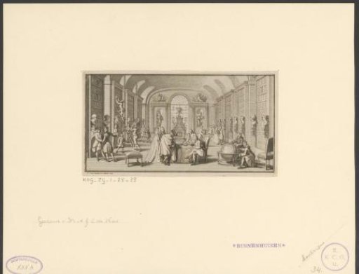 Interior of a library