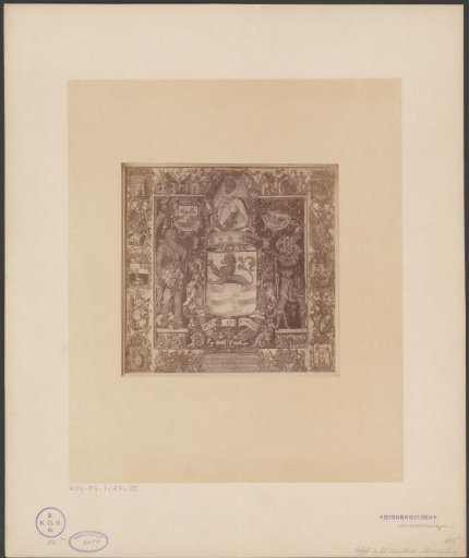 Tapestry with the Arms of Zeeland and William I, Prince of Orange