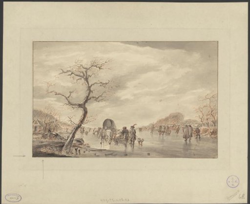 Freight Sledge on the Ice