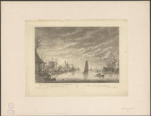 View of the Old Hunting Harbour in Amsterdam