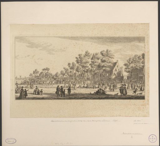 Trotting race for the Golden Whip, at the Haagsche Schouw, 1778