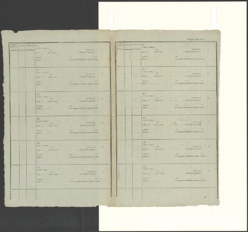Untrimmed Sheet with Lottery Tickets