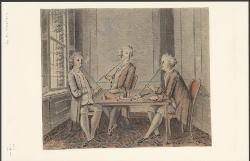 Three smoking men