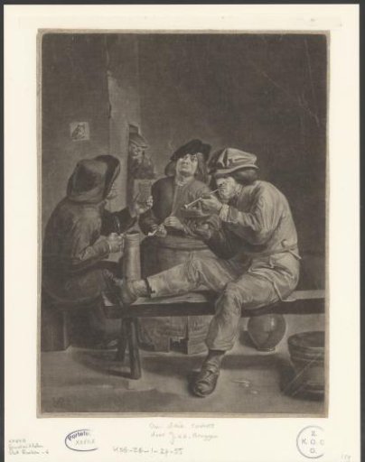 Smoking and drinking men