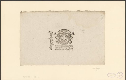 Label for tobacco packaging by Christoffel Prange