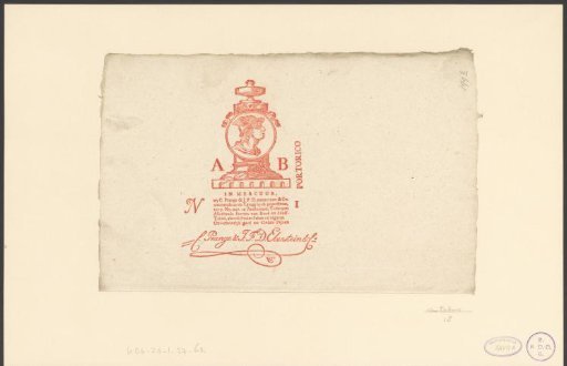 Label for tobacco packaging by Christoffel Prange and J.F.D. Eberstein & Co.
