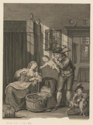 Young Family in the Morning