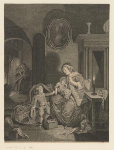 Young Family in the Evening
