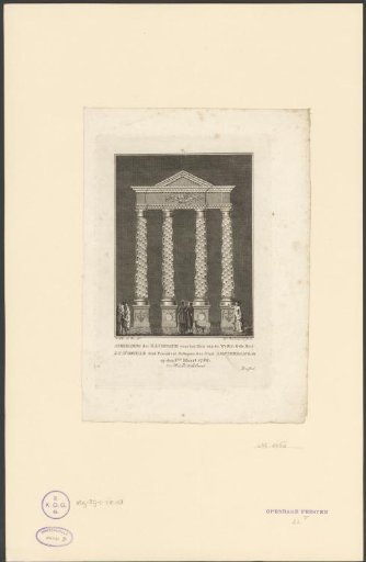 Illumination for the house of J.F. d'Orville in Amsterdam, 1788
