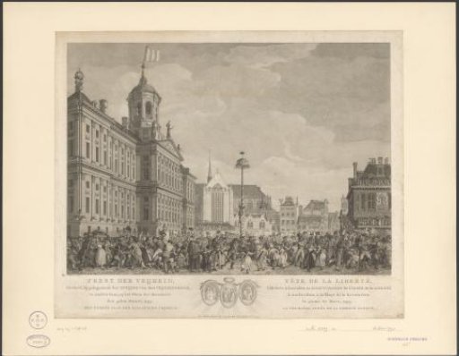 Festival of Freedom on the Dam in Amsterdam, 4 March 1795